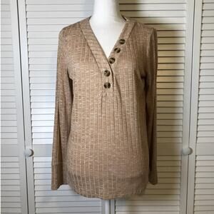 A New Approach V-neck Long Sleeve Sweater L